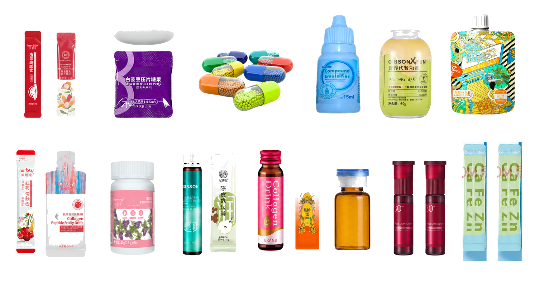 诺品健康多剂型产品示例